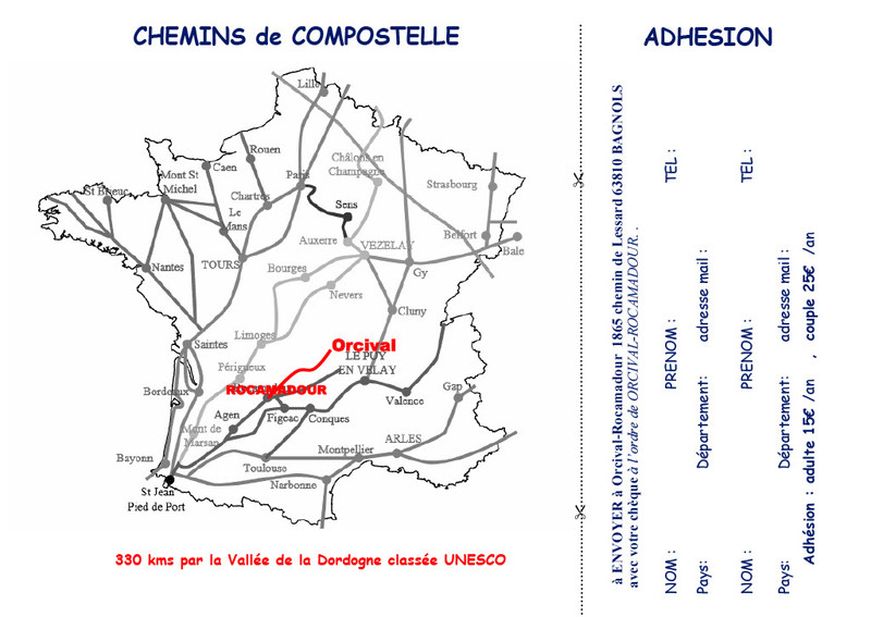 Début 2024,  le chemin de Compostelle passera par Cros