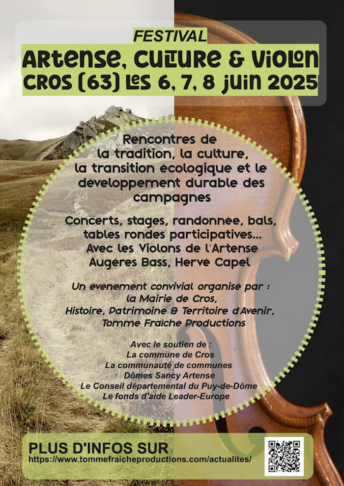 7, 8 et 9 Juin : On danse a Cros et aux alentours ...Festival , Culture & Violon