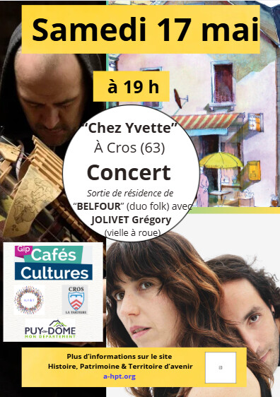 Découvrez, le 17 mai notre premier café culture à Cros