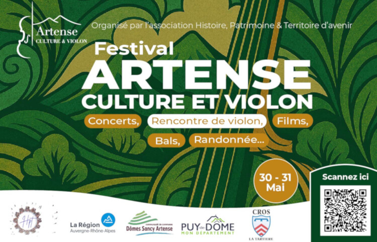 Artense Culture & Violon 2026 : la musique et la création artistique au cœur de Cros