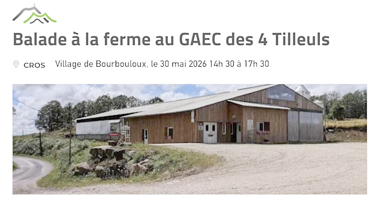 Balade autour du Gaec des 4 Tilleuls