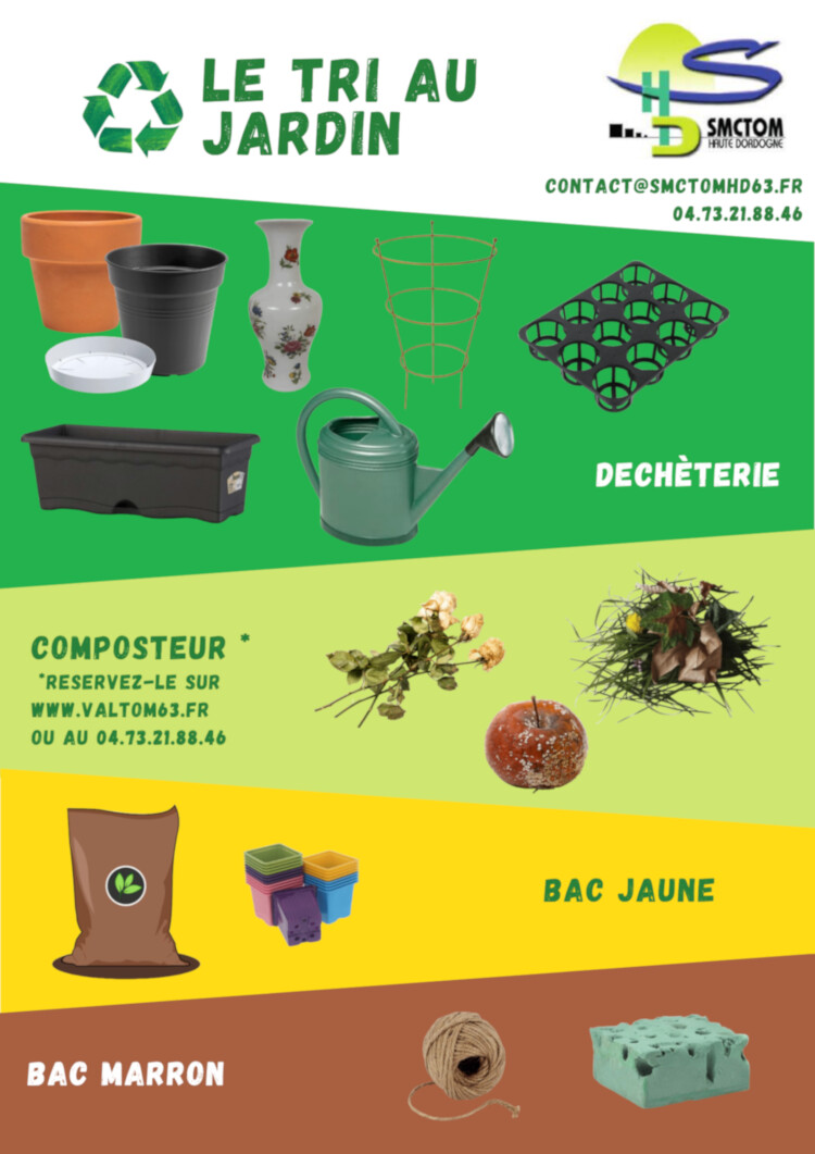 Tri des déchets de Jardin