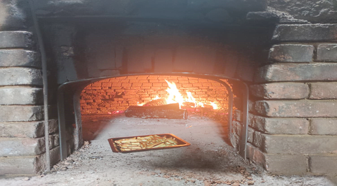 Cros la Tartière le 14 Aout: Quand le four à pain nous rassemble... 