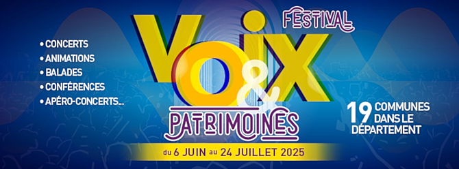 Regard porté sur le festival intervillages de l'artense Voix et Patrimoines de la  semaine du 8 au 13 juillet 