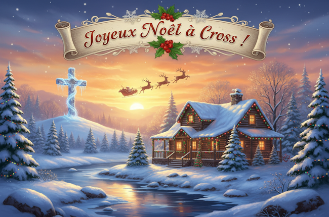 Fête de Noël,  A Cros le Lundi 29 Decembre et non le Dimanche 28 : 