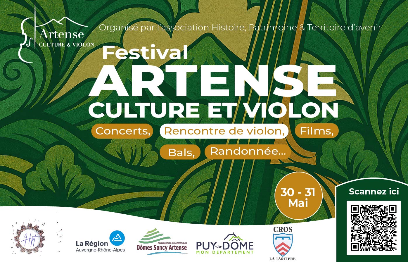 Artense Culture & Violon 2026 : la musique et la création artistique au cœur de Cros
