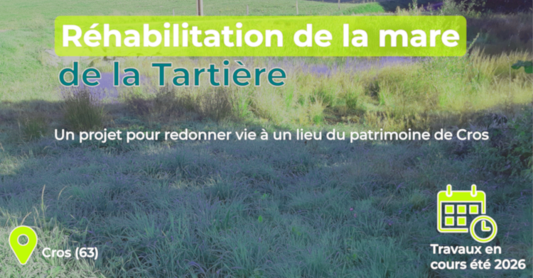 La mare de La Tartière reprend vie à Cros