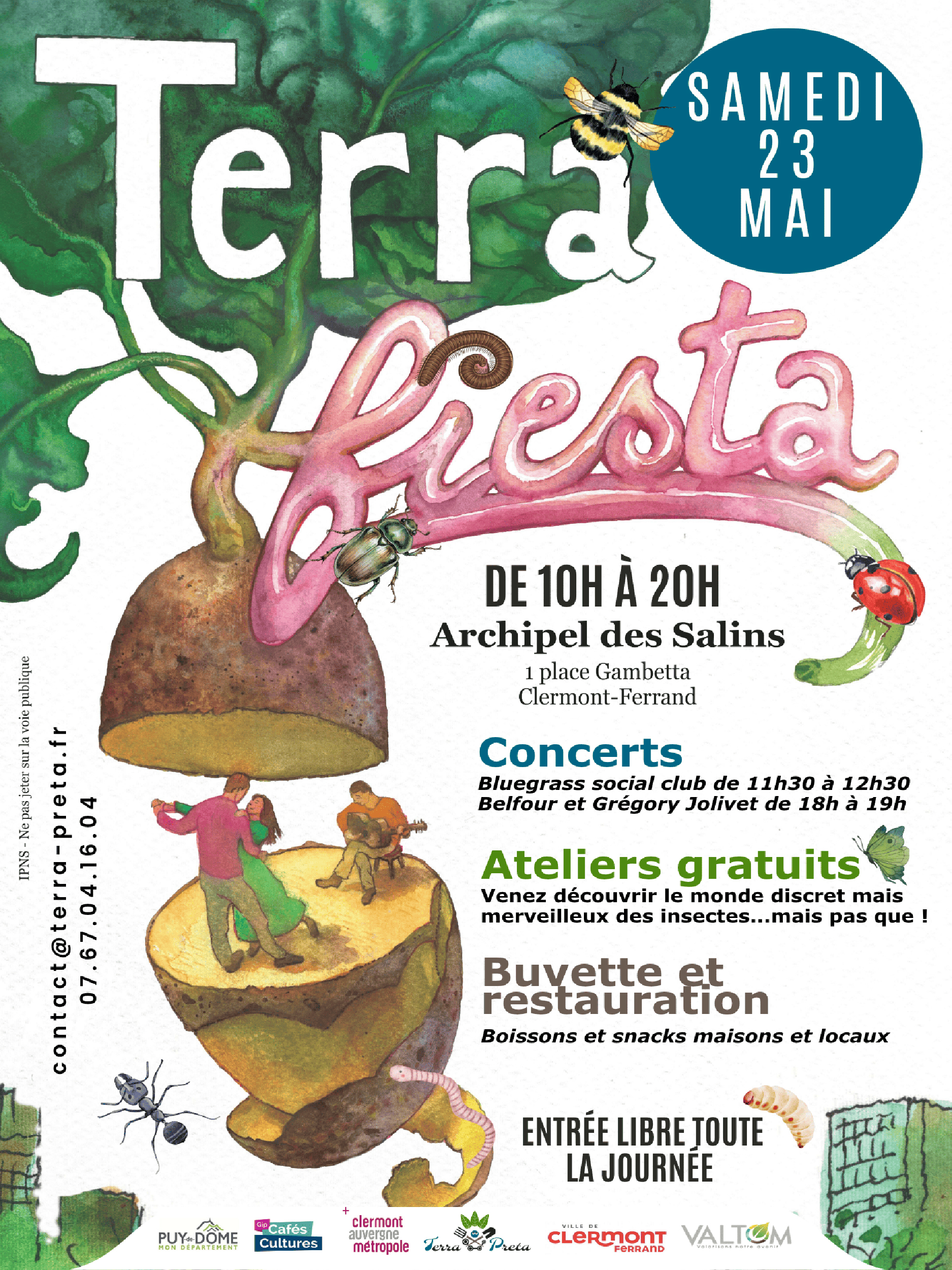 Terra Fiesta 2026 : une journée festive et engagée autour du vivant à Clermont-Ferrand