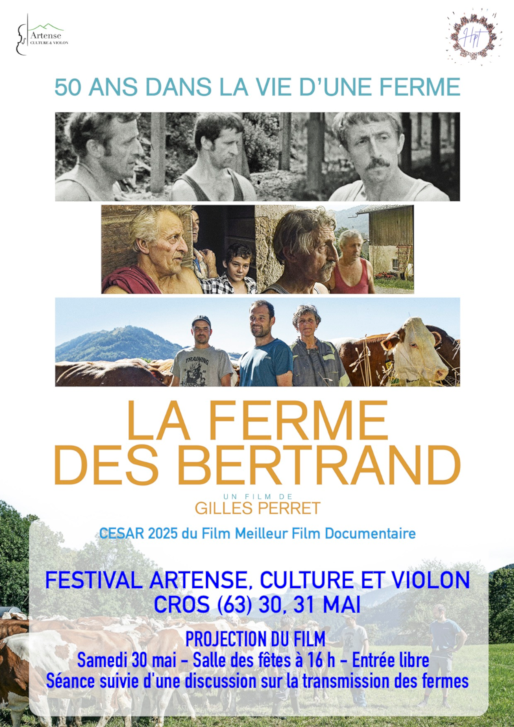 ​La ferme des Bertrand : 50 ans de vie paysanne, entre travail et transmission