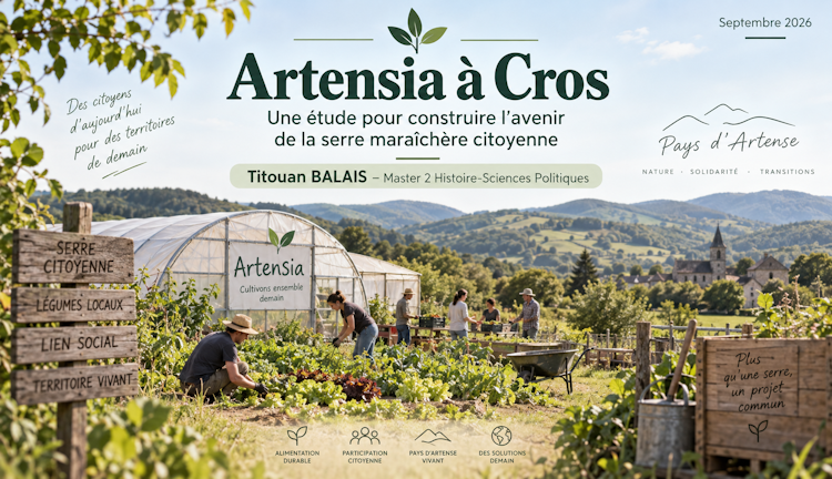 Artensia : une étude pour construire l’avenir de la serre maraîchère citoyenne de Cros