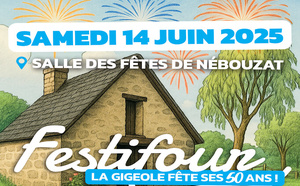 Festival Festifour le 14 Juin à Nébouzat organisé par La Gigeole à Nébouzat 