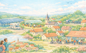 Quand un village est traversé par le futur ...