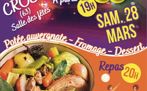 Soirée festive à Cros : musique, convivialité et spécialités auvergnates