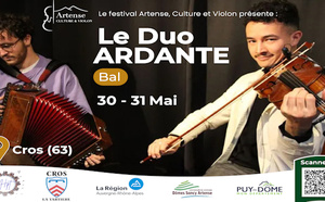 Ardante à Cros : un duo vibrant au cœur des musiques d’Auvergne