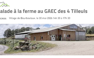 Balade autour du Gaec des 4 Tilleuls