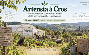 Artensia : une étude pour construire l’avenir de la serre maraîchère citoyenne de Cros